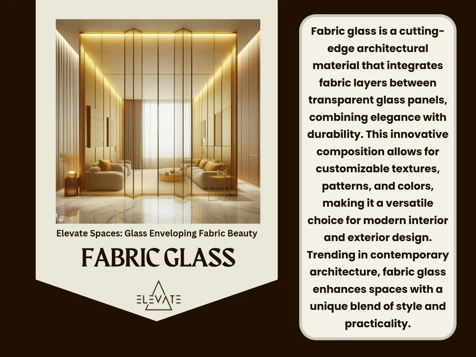 Fabric Glass · Linen Weave